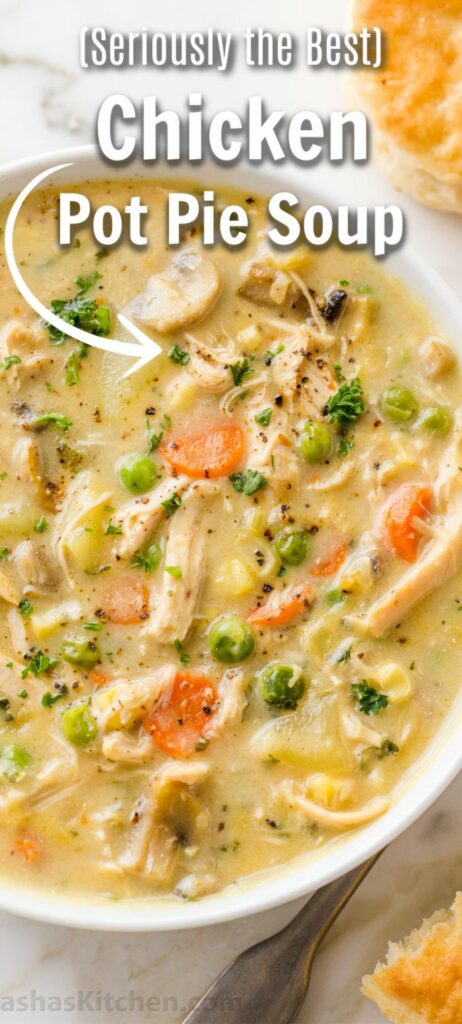 chicken pot pie soup recipe