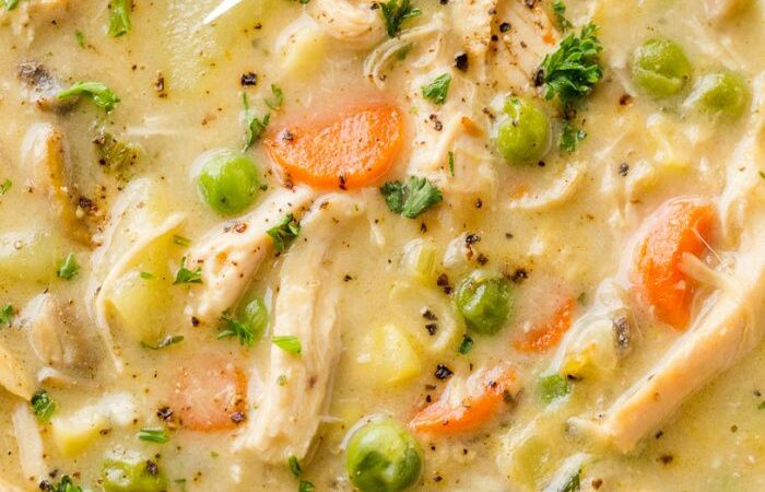 chicken pot pie soup recipe